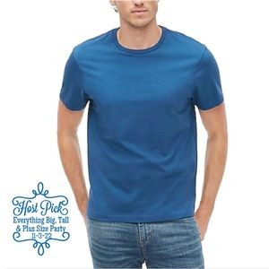 J.CREW Tee Crewneck Short Sleeve Blue T-Shirt Jersey Cotton